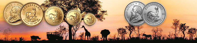 South African Gold & Silver Krugerrand Coins all sizes